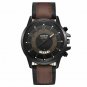 Men Wrist Watch Quartz Hand Watch Luxury Business Military Style Leather Band