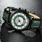 Men Wrist Watch Quartz Hand Watch Luxury Business Military Style Leather Band