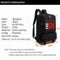 Men Backpack DJ PRO Shoulder Travel School Laptop Bag Casual Rucksack