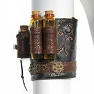 Wristband Men Women Steampunk Skinny Chest Dress Accessories Leather Gothic