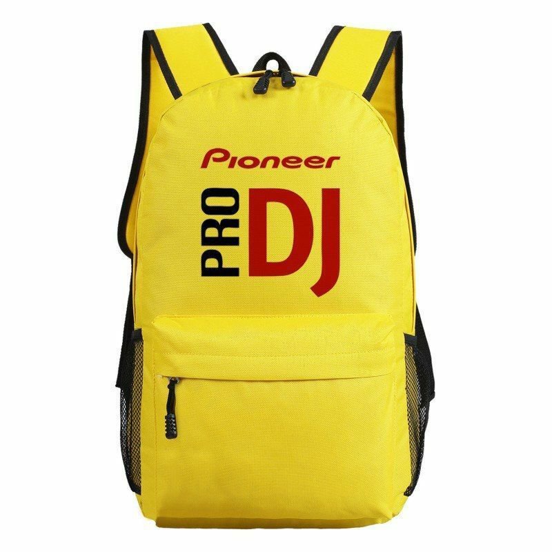 Travel Men Backpack Rucksack Shoulder Bag Schoolbag Pioneer DJ Pro Laptop Casual