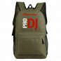Travel Men Backpack Rucksack Shoulder Bag Schoolbag Pioneer DJ Pro Laptop Casual