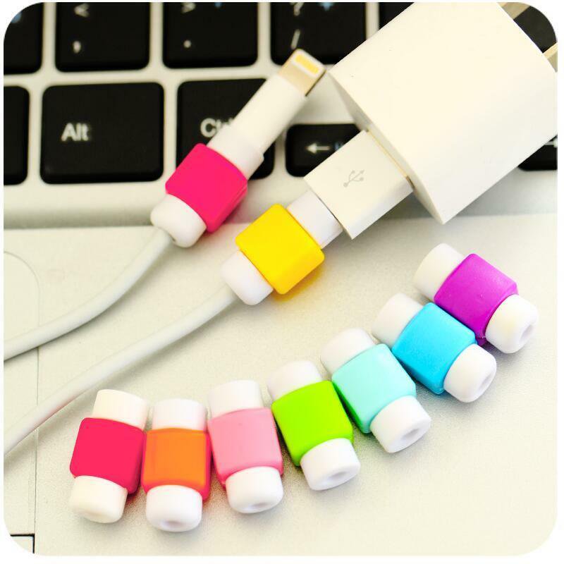 Cable Protector Wire Cover For Phone Tablet Mini USB Cord Protection Data 10 Pcs