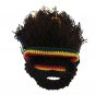 Beard Face Mask For Men Handmade Crocheted Costume Winter Hat Wig Rasta Caveman