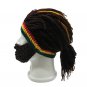Beard Face Mask For Men Handmade Crocheted Costume Winter Hat Wig Rasta Caveman