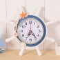 Wall Clock Vintage Art Style Helm Wood Bamboo Round Home Decor Sailor Retro Gift