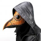 Leather Face Mask Steampunk Plague Doctor Bird Halloween Beak Costume Cosplay