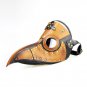 Leather Face Mask Steampunk Plague Doctor Bird Halloween Beak Costume Cosplay