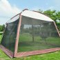 Large Tent Sun Shelter 5-8 Person Camping Mosquito Net Breathable Shade UV