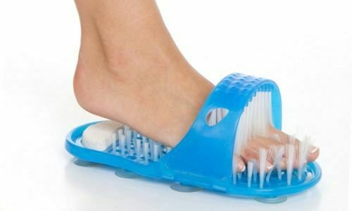 Foot Scrubber Brush Bath Shower Feet Massage Pumice Cleaner Spa Care Tool