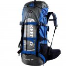 Camping Hiking Backpack Rucksack Waterproof External Frame Climbing Bag 60L