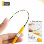Night Fishing Float Gloving Electronic Wooden Bobber With Battery Luminous