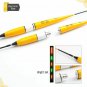 Night Fishing Float Gloving Electronic Wooden Bobber With Battery Luminous