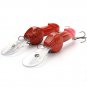 Fishing Lure Crankbait Penis Bait Tackle Bass Minnow Deep Diving Hooks 2pcs Lot