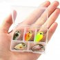 Topwater Fishing Lures Wobbler Mini Artificial Bait Crankbait 5pcs/Lot 1.5g