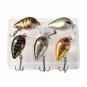 Topwater Fishing Lures Wobbler Mini Artificial Bait Crankbait 5pcs/Lot 1.5g