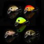 Topwater Fishing Lures Wobbler Mini Artificial Bait Crankbait 5pcs/Lot 1.5g