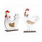 Home Ornaments Wooden Decorations Cock Easter Spring Toy Craft Children Gifts
