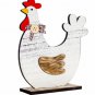 Home Ornaments Wooden Decorations Cock Easter Spring Toy Craft Children Gifts