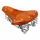 Bicycle Saddle Seat Genuine Leather Brown Vintage Comfortable Bike Cushions