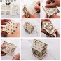 LED Home Decoration Light Night Glow Wood House Hanging Ornaments Santa Claus