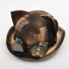 Steampunk Hat Women Retro Lolita Cat Ear Patch Gear Glasses Mask Headwear