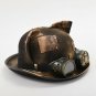 Steampunk Hat Women Retro Lolita Cat Ear Patch Gear Glasses Mask Headwear