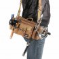 Fishing Tackle Shoulder Bag Bait Lure Reel Box Waist Camouflage Travel Outdoor