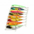 Fishing Lure Minnow Plastic Artificial Wobbler Tools Jerk Fish Tackle 10.5CM/15G