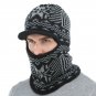 Winter Hat Scarf Mask Men Women Knitted Ski Bomber Cap Beanie Ear Flap Ushanka