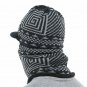 Winter Hat Scarf Mask Men Women Knitted Ski Bomber Cap Beanie Ear Flap Ushanka