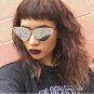 Sunglasses Women Cat Eye Retro Fashion Metal Frame Tinted Lens Uv400 Oversized