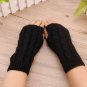 Women Fingerless Gloves Winter Arm Warmer Knitted Long Mitten Thermal Fashion