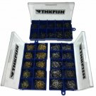 500 Pieces Fishing Hooks Carbon Steel Carp Kit Jigging Bait 10 Sizes With Box