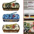 School Pen Pencil Case Box Tank Style Camouflage Oxford Canvas Bag For Boys Kids