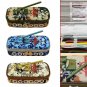School Pen Pencil Case Box Tank Style Camouflage Oxford Canvas Bag For Boys Kids