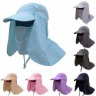 Fishing Protection Neck Face Cover UV Hat Cap Sun Hiking Mask Outdoor Camping