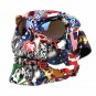Motorcycle Glasses Mask Goggles Motocross Vintage Skull Detachable Modular Mouth