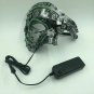 Half Face Mask LED Light Steampunk Cosplay Party Skull Carnival Scary Costume