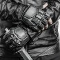 Tactical Half Finger Gloves Men Military Army Training Combat Airsoft Paintball