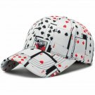 Baseball Cap 3D Poker Printed For Men Summer Sports Hat Snapback Playing Cards