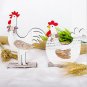 Home Wooden Decorations Cock Easter Spring Toy Craft Children Gifts Ornaments