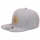 Men Snapback Hat Summer Baseball Cap Cotton Flat Brim Cannabis Rastaman Marley