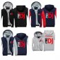 Warm Hoodie Sweatshirt Jumper For Men Women Pro DJ Winter Jacket Coat Fur Inside