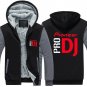 Warm Hoodie Sweatshirt Jumper For Men Women Pro DJ Winter Jacket Coat Fur Inside