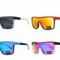 Men Sunglasses Oversized One Flat Mirror Lens UV400 Sport Glasses Like No Other