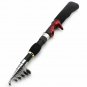 Mini Telescopic Fishing Rod Portable Travel Carbon Spinning Casting Fly 1.65m