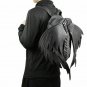 Women Backpack Leather Steampunk Suit Handmade Black Vampire Wing Punk Gothic