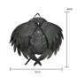 Women Backpack Leather Steampunk Suit Handmade Black Vampire Wing Punk Gothic