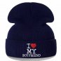 Couple Winter Hat Cap For Men Women Beanie Funny Letter Casual Warm Knitted